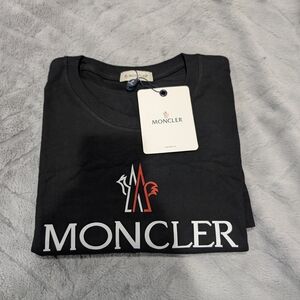 Moncler Black Short Sleeve Tee